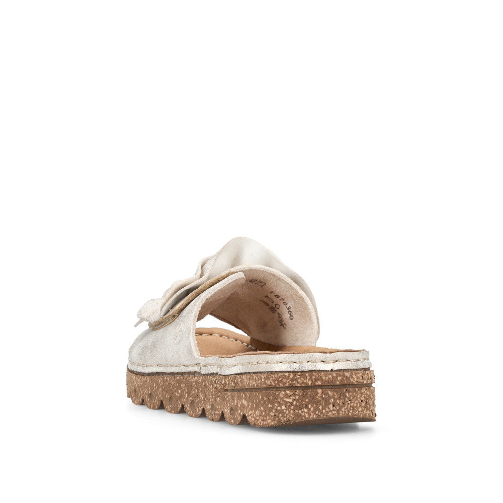 detail Dámské nazouváky RIEKER V8763-60 béžová S5