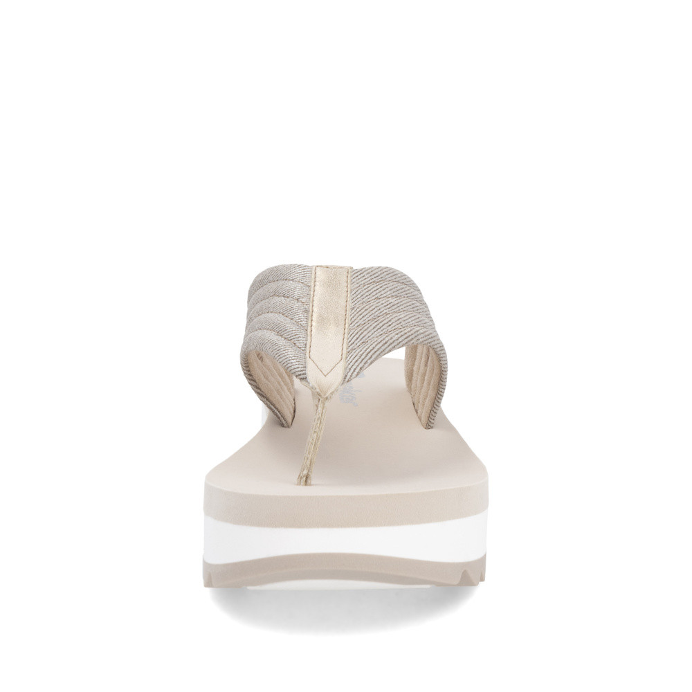 detail Dámské žabky RIEKER W3054-60 béžová S5