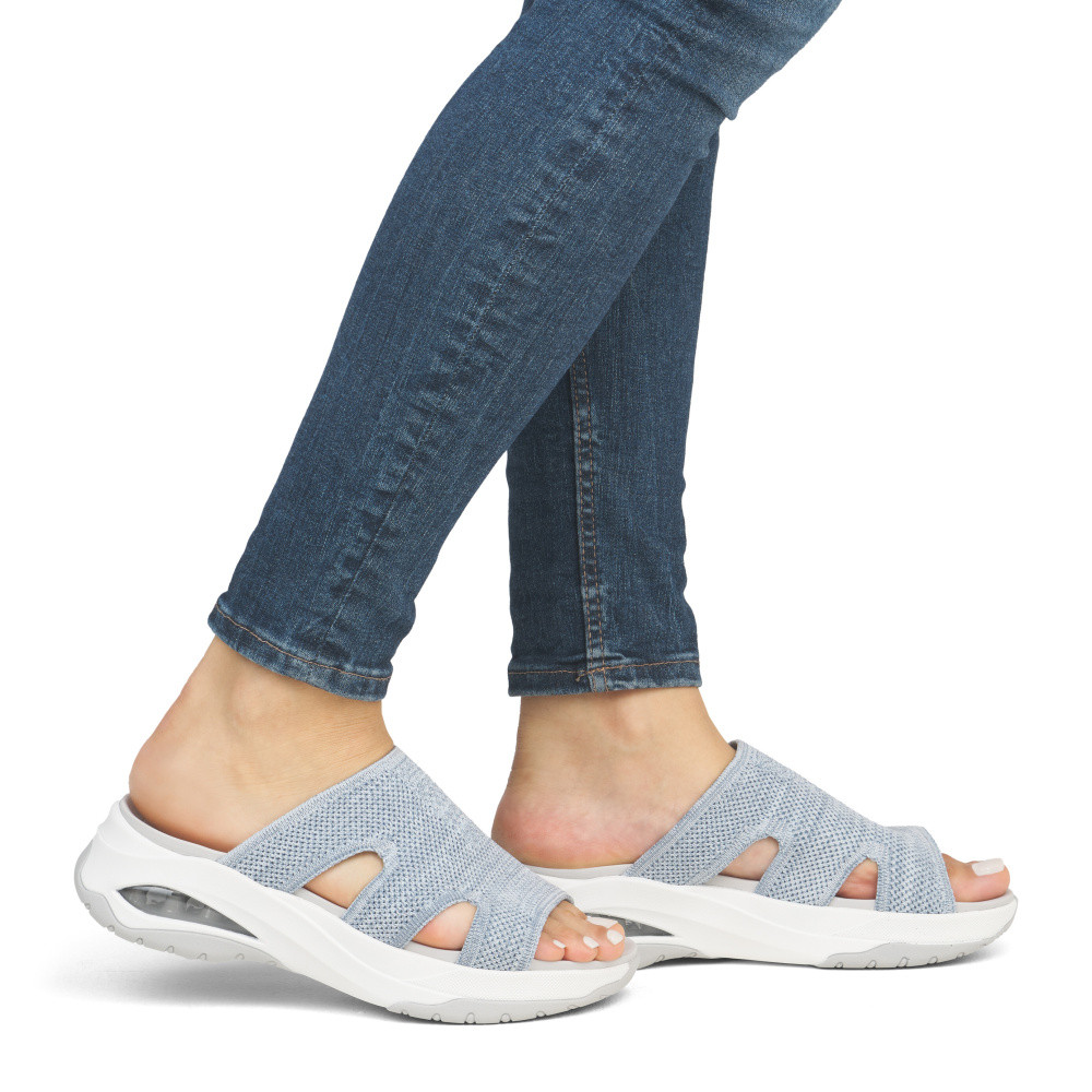 detail Dámské nazouváky RIEKER W3150-10 modrá S5