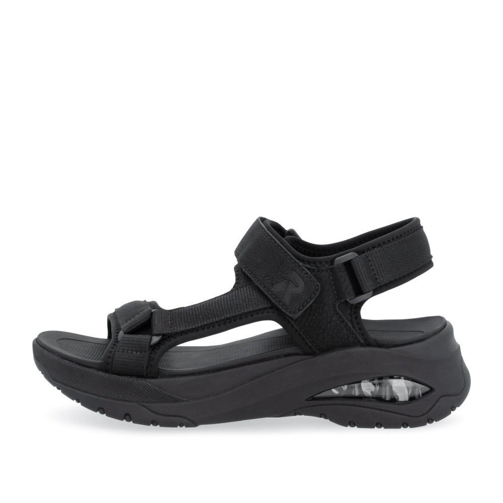 detail Dámské sandály RIEKER W3151-00 černá S5