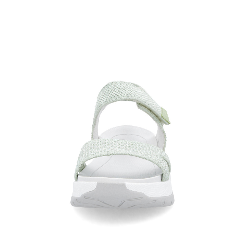 detail Dámské sandály RIEKER W3152-52 zelená S5