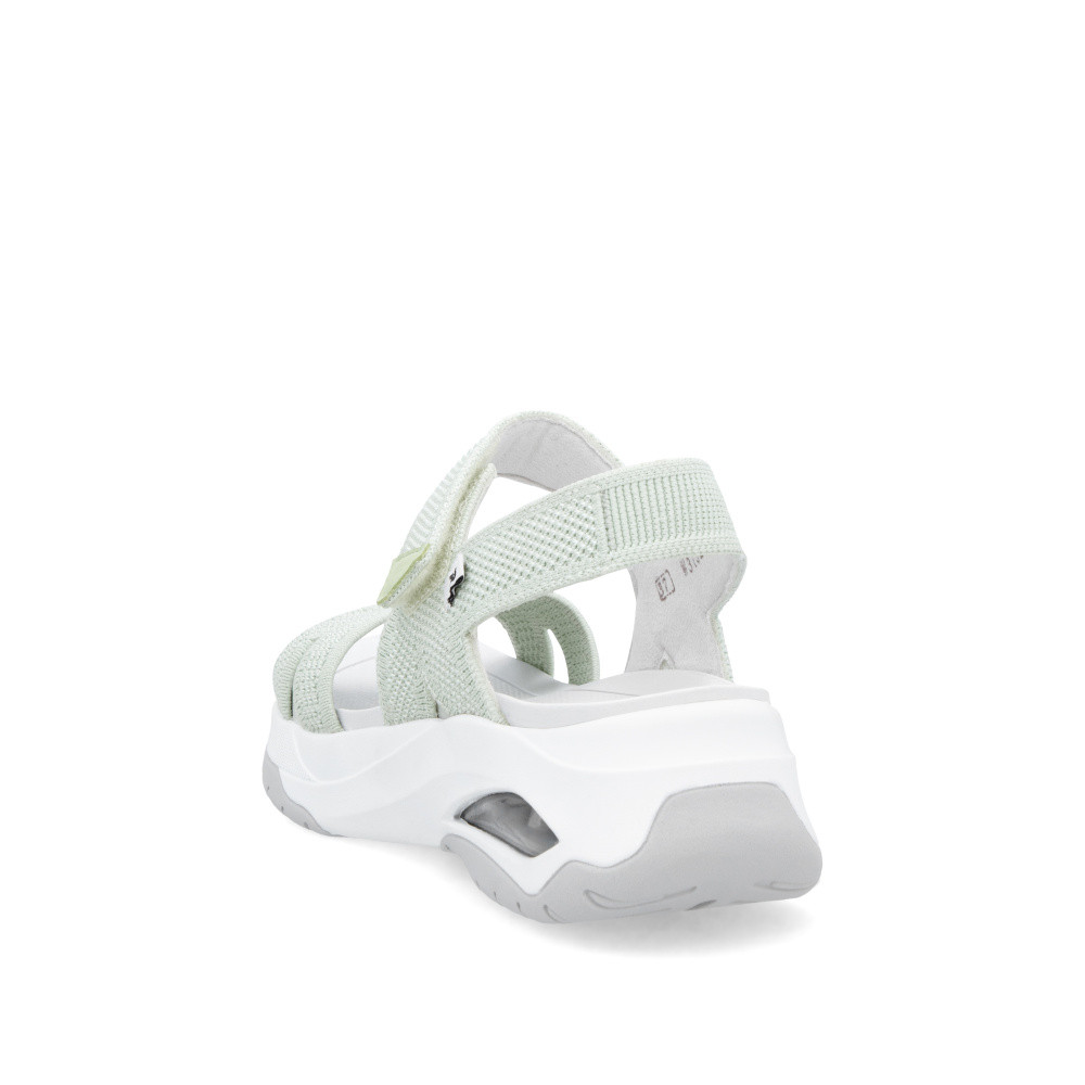 detail Dámské sandály RIEKER W3152-52 zelená S5