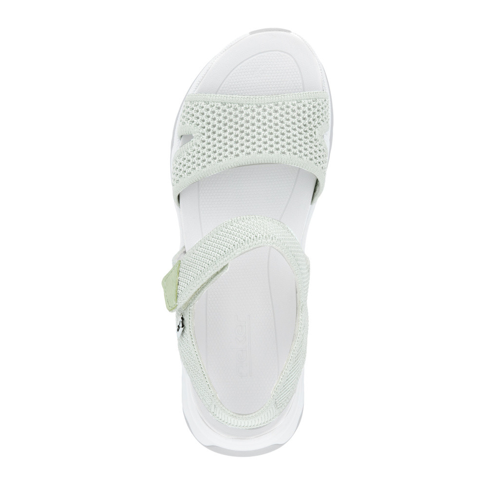 detail Dámské sandály RIEKER W3152-52 zelená S5