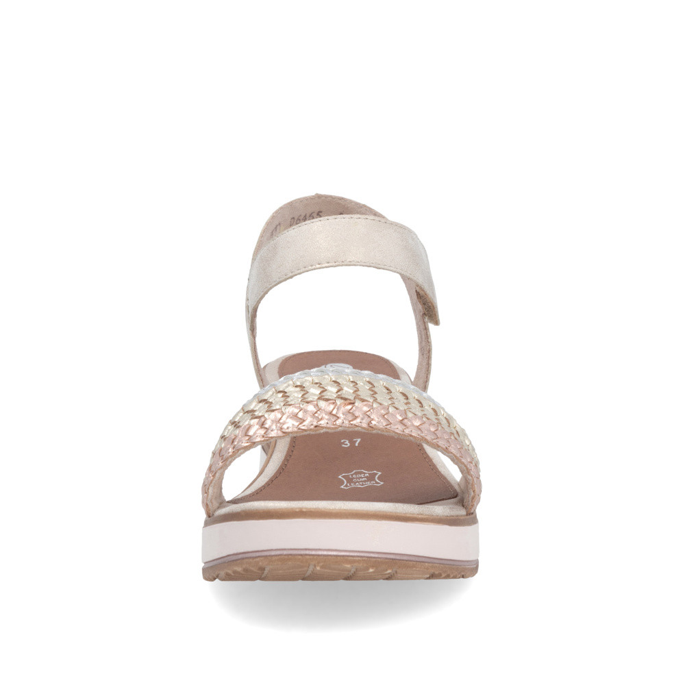 detail Dámské sandály REMONTE D6465-90 zlatá S5