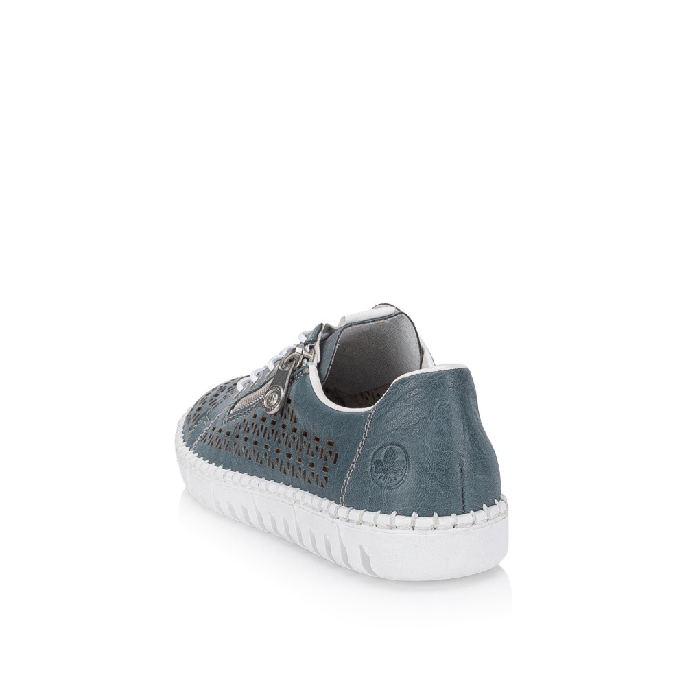 detail Dámské polobotky RIEKER M2357-13 modrá S5