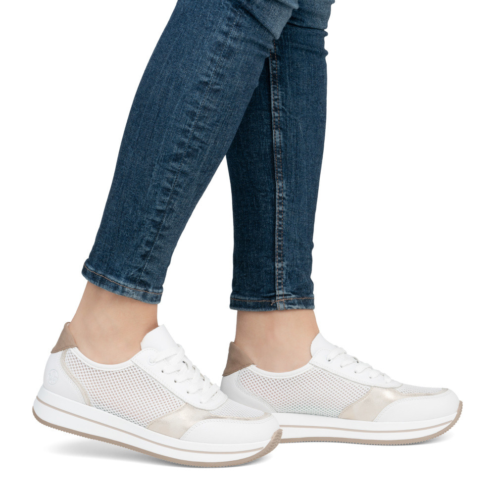 detail Dámské tenisky RIEKER N4502-80 bílá S5