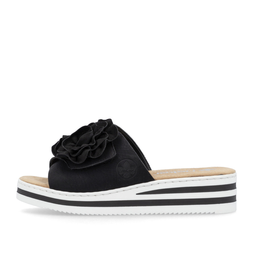 detail Dámské nazouváky RIEKER V0252-00 černá S5