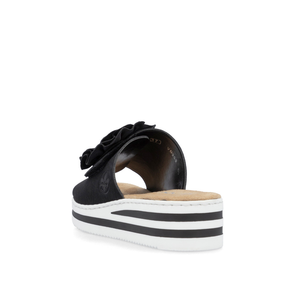 detail Dámské nazouváky RIEKER V0252-00 černá S5