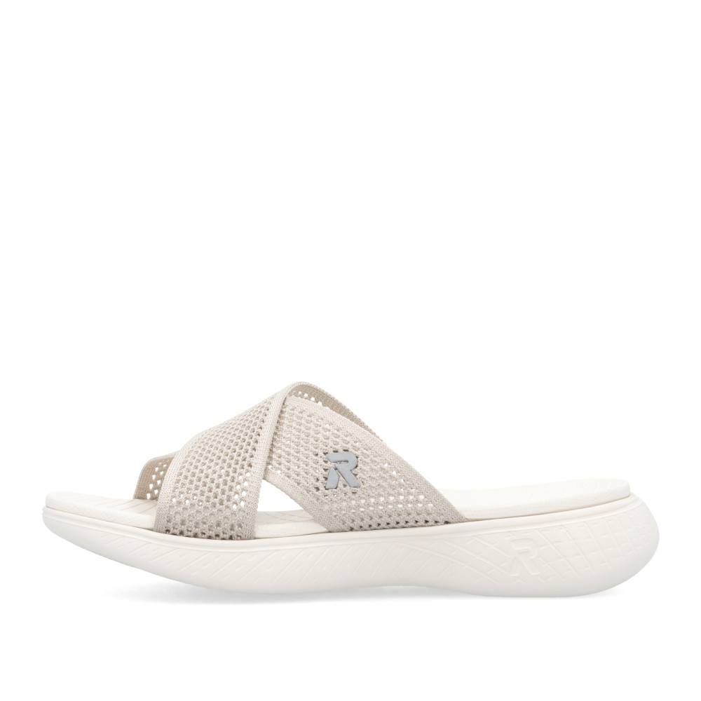 detail Dámské nazouváky RIEKER V2105-60 béžová S5