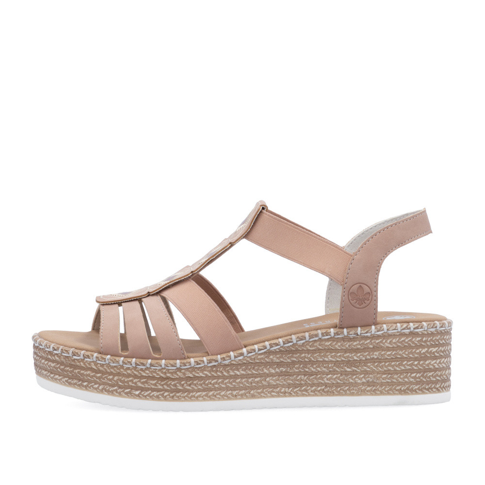 detail Dámské sandály RIEKER V4554-31 růžová S5