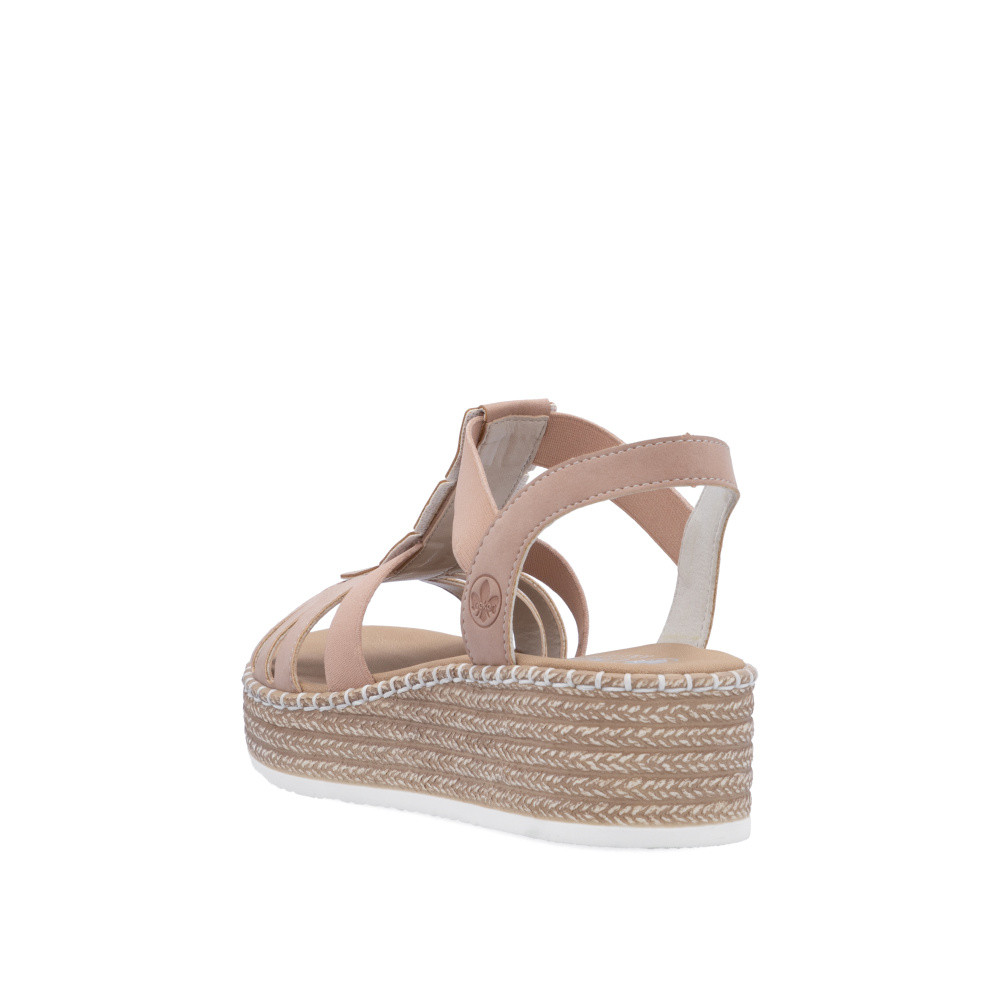 detail Dámské sandály RIEKER V4554-31 růžová S5