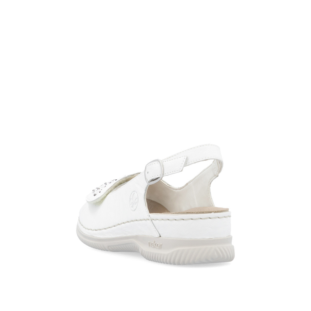 detail Dámské sandály RIEKER V7450-80 bílá S5