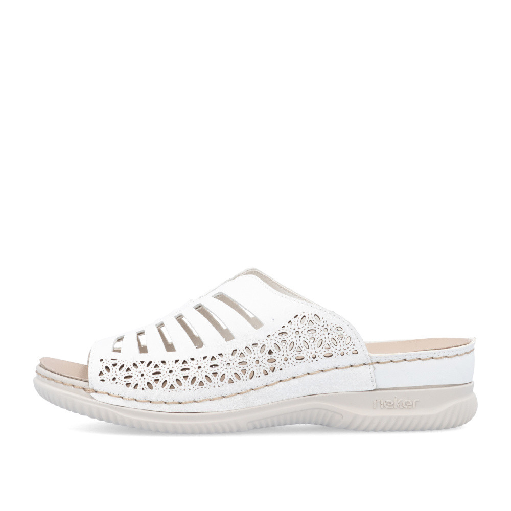 detail Dámské nazouváky RIEKER V7495-80 bílá S5