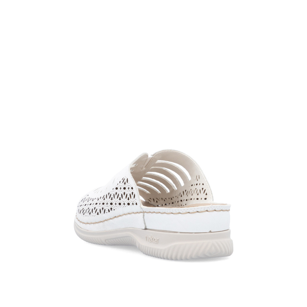 detail Dámské nazouváky RIEKER V7495-80 bílá S5