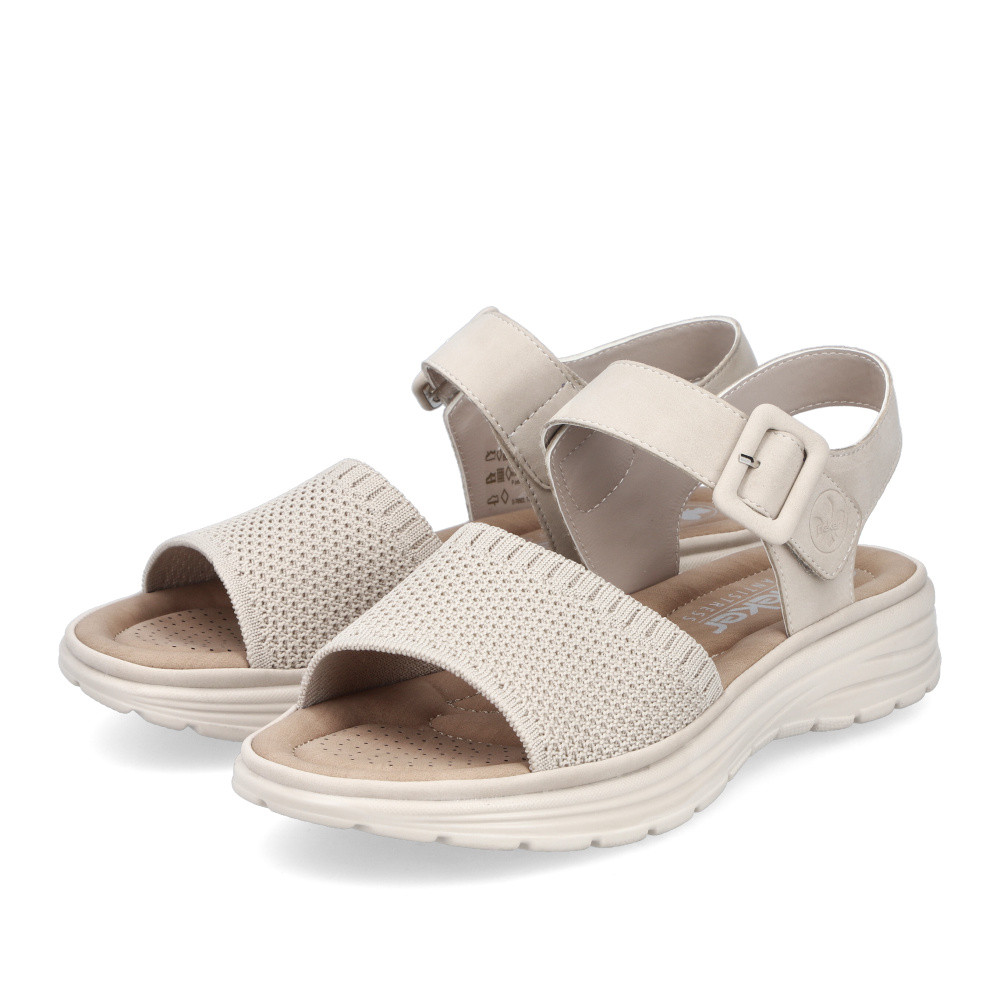 detail Dámské sandály RIEKER V8554-60 béžová S5