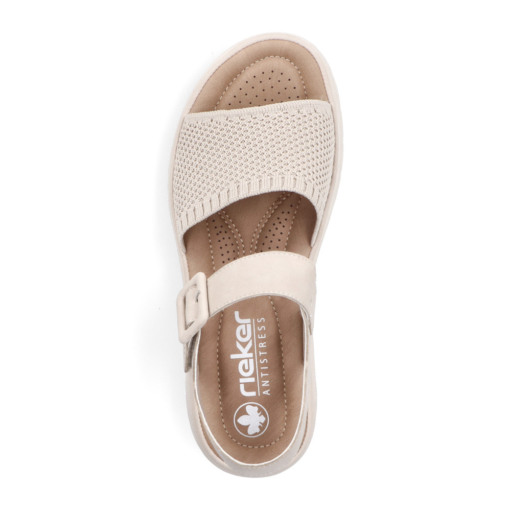 detail Dámské sandály RIEKER V8554-60 béžová S5