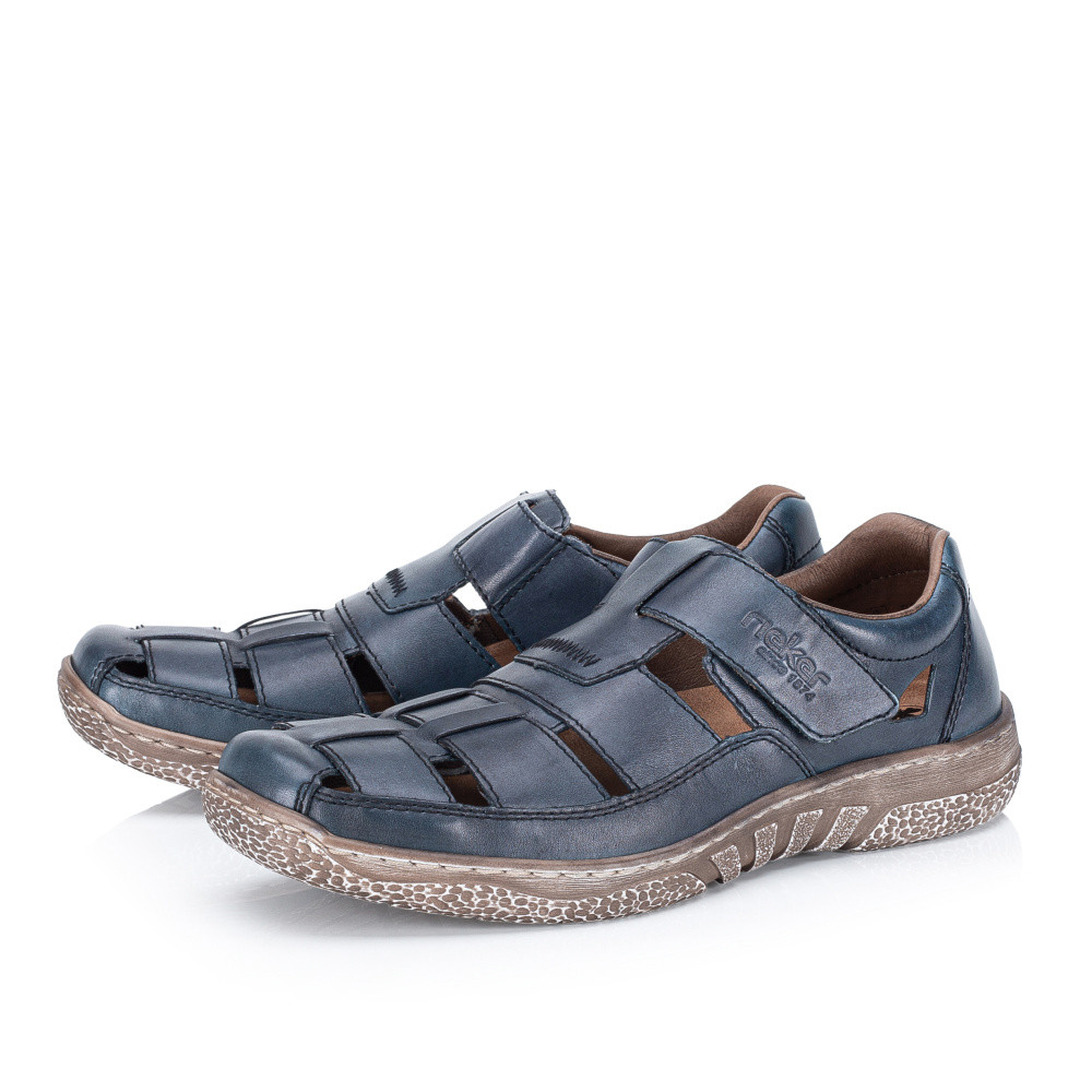 detail Pánské polobotky RIEKER 03578-14 modrá S5