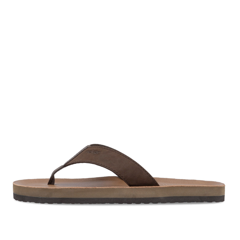 detail Pánské žabky RIEKER 20152-25 hnědá S5