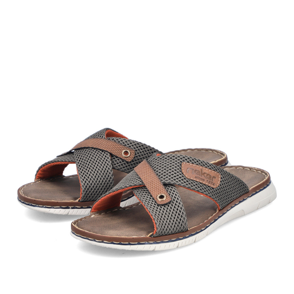 detail Pánske šľapky RIEKER 21340-54 zelená S5