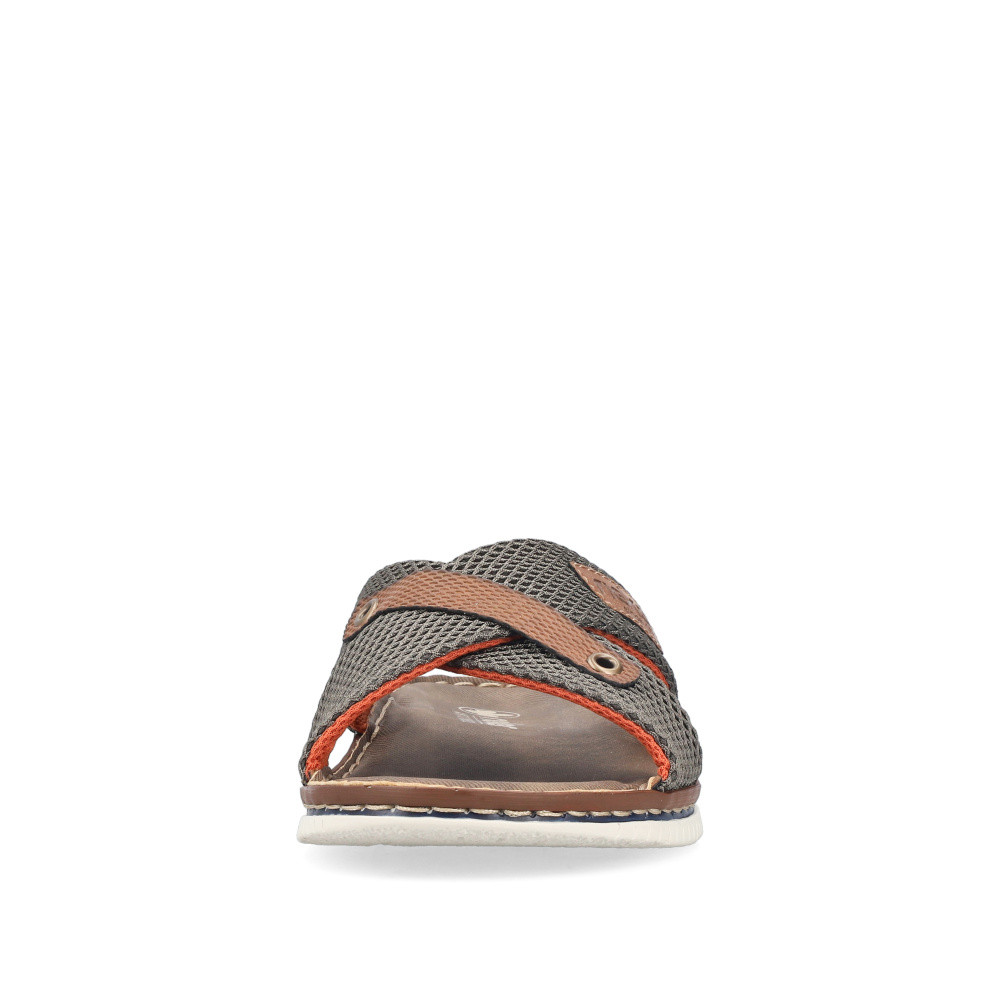 detail Pánske šľapky RIEKER 21340-54 zelená S5