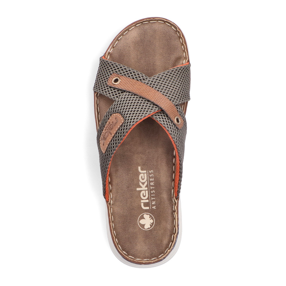 detail Pánske šľapky RIEKER 21340-54 zelená S5