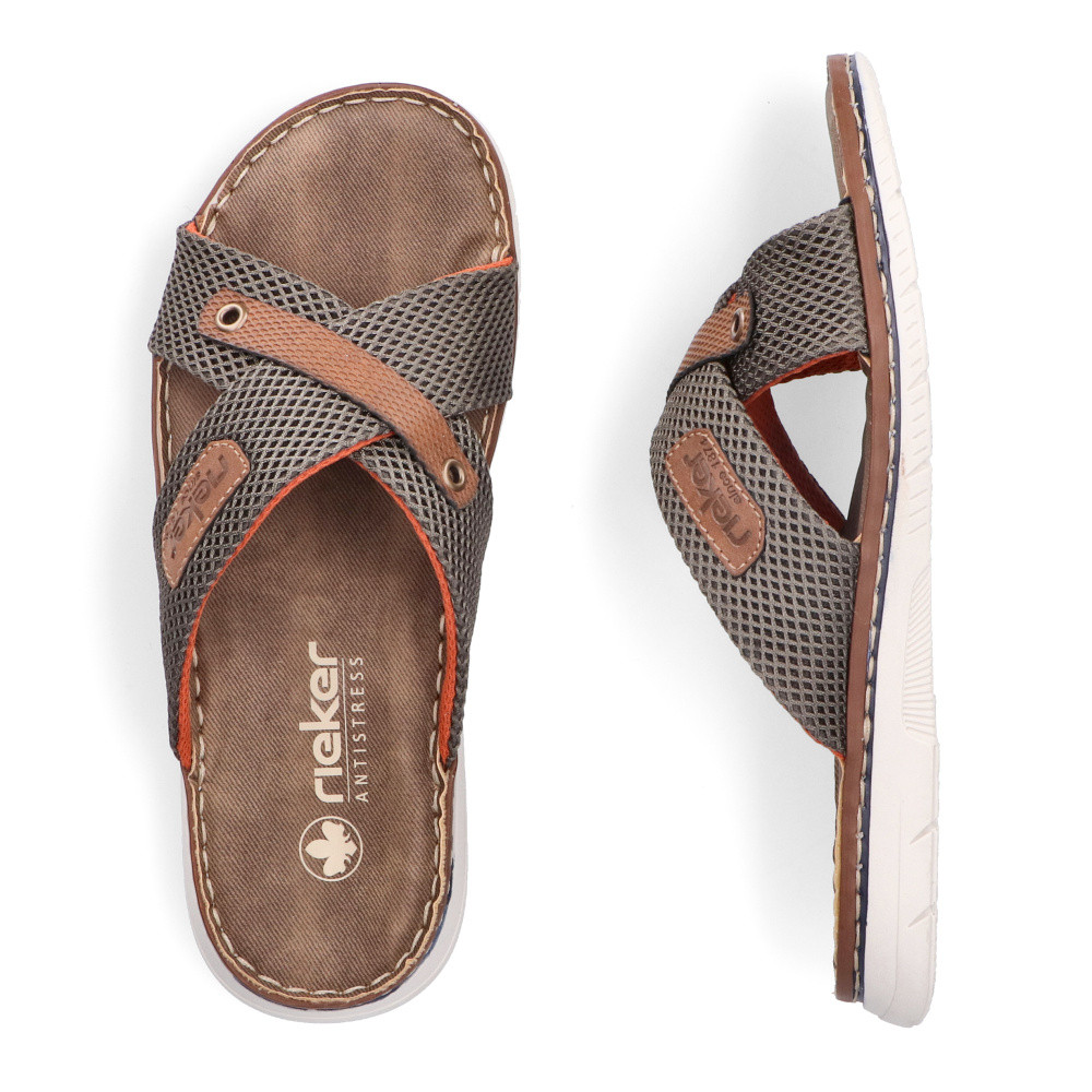 detail Pánske šľapky RIEKER 21340-54 zelená S5