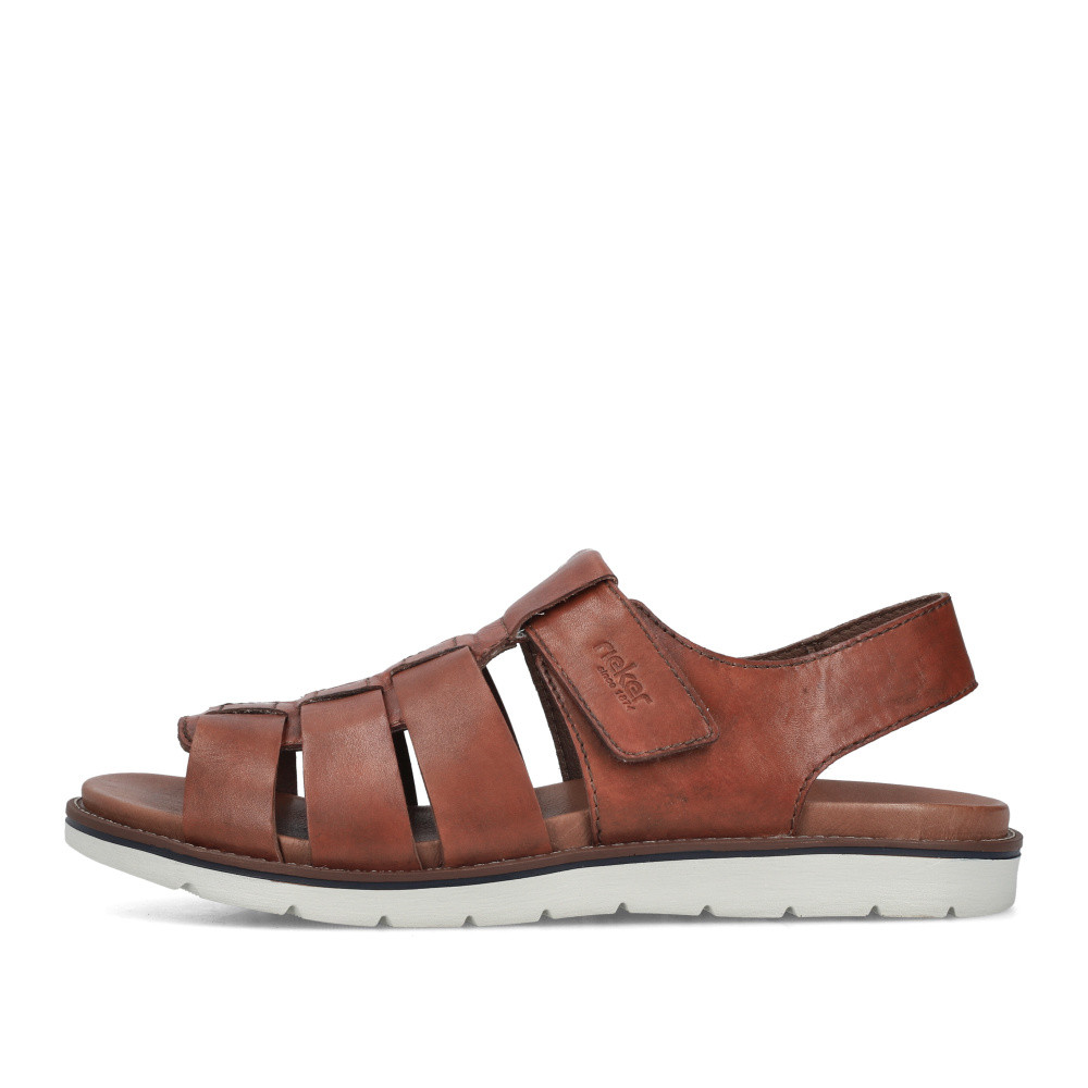 detail Pánske sandále RIEKER 24360-24 hnedá S5