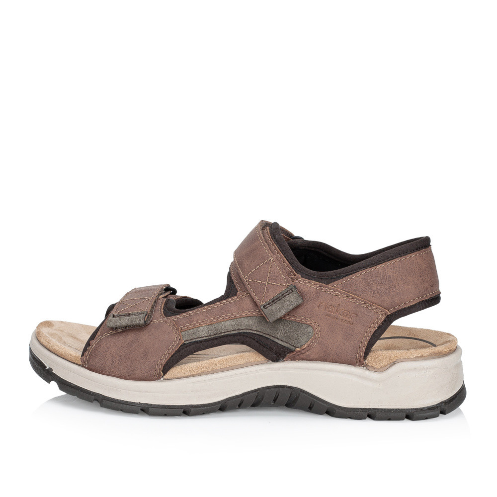 detail Pánske sandále RIEKER 26952-24 hnedá S5