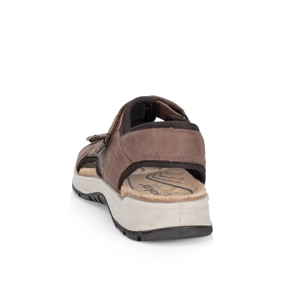 detail Pánske sandále RIEKER 26952-24 hnedá S5
