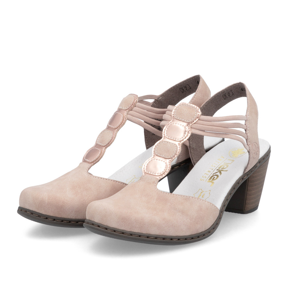 detail Dámské sandály RIEKER 40901-31 růžová S5