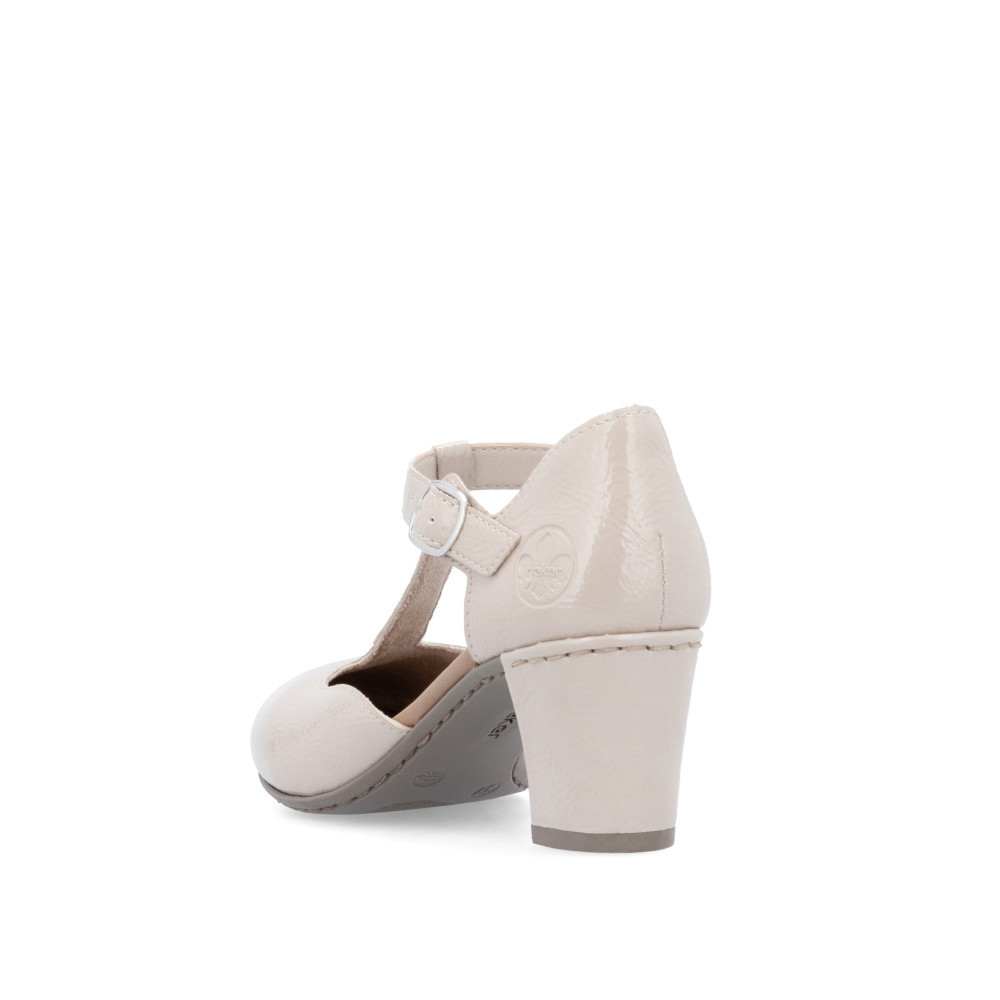 detail Dámske lodičky RIEKER 41087-60 béžová S5