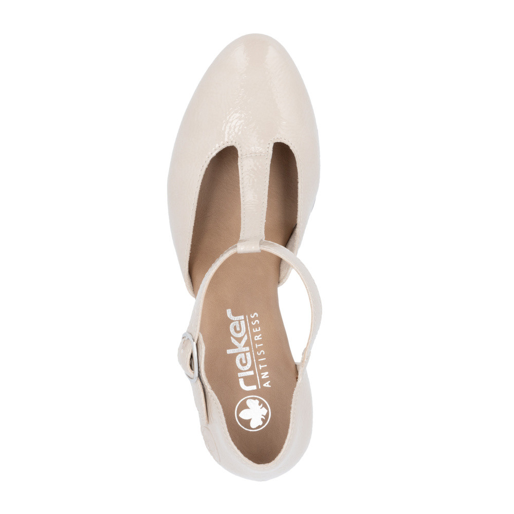 detail Dámske lodičky RIEKER 41087-60 béžová S5