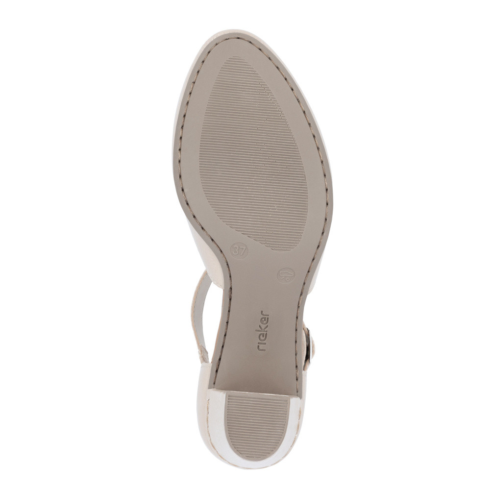 detail Dámske lodičky RIEKER 41087-60 béžová S5