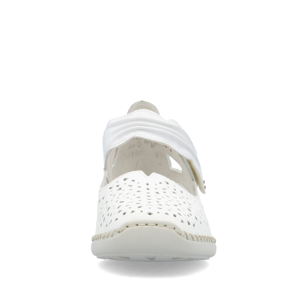 detail Dámské polobotky RIEKER 41399-80 bílá S5
