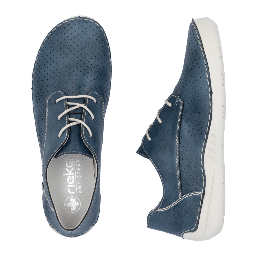 detail Dámské polobotky RIEKER 52526-14 modrá S5