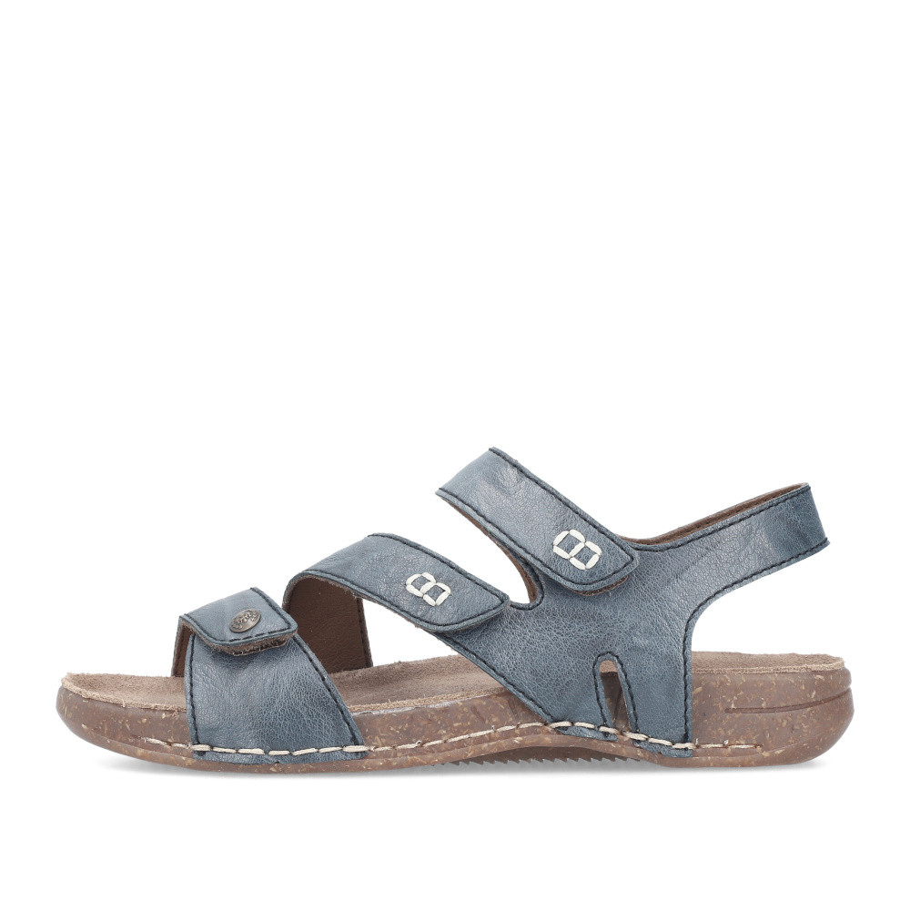 detail Dámské sandály RIEKER 61402-12 modrá S5
