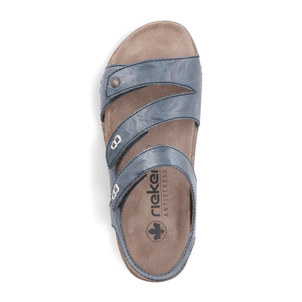 detail Dámské sandály RIEKER 61402-12 modrá S5