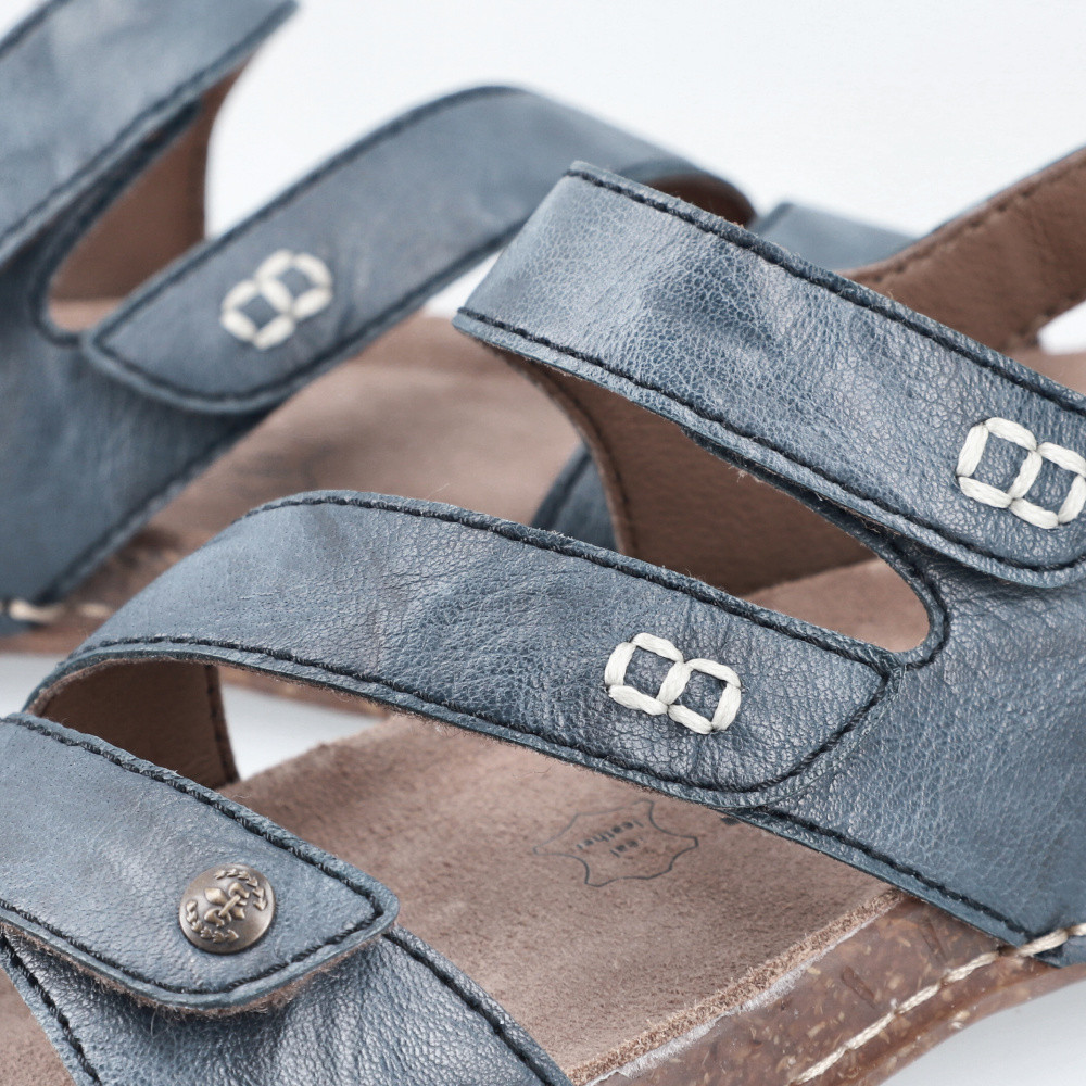 detail Dámské sandály RIEKER 61402-12 modrá S5