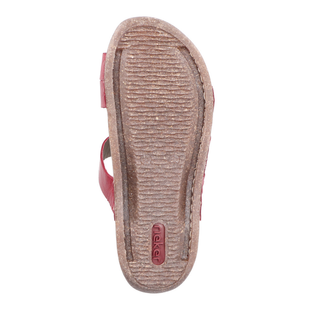 detail Dámské nazouváky RIEKER 61450-33 červená S5