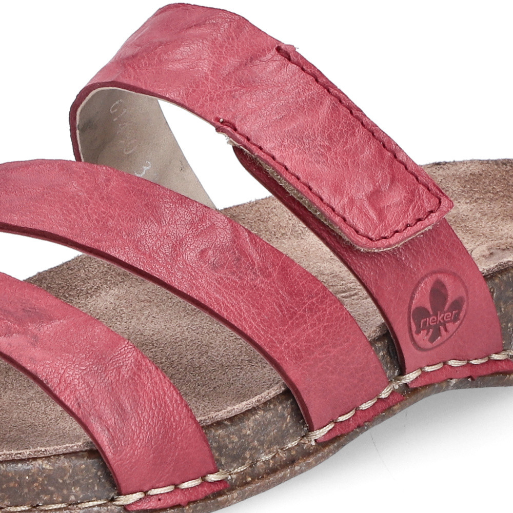 detail Dámské nazouváky RIEKER 61450-33 červená S5