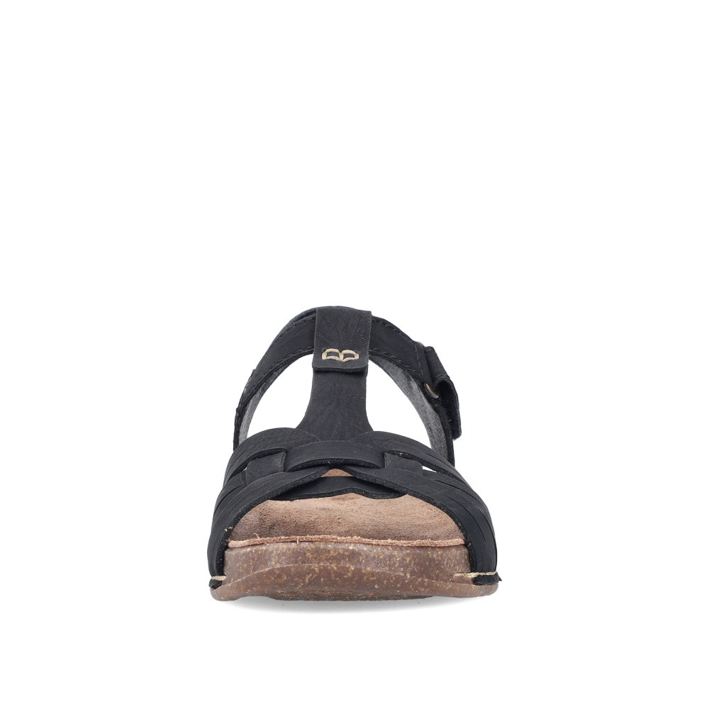 detail Dámské sandály RIEKER 61461-00 černá S5