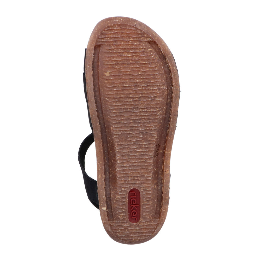 detail Dámské sandály RIEKER 61461-00 černá S5