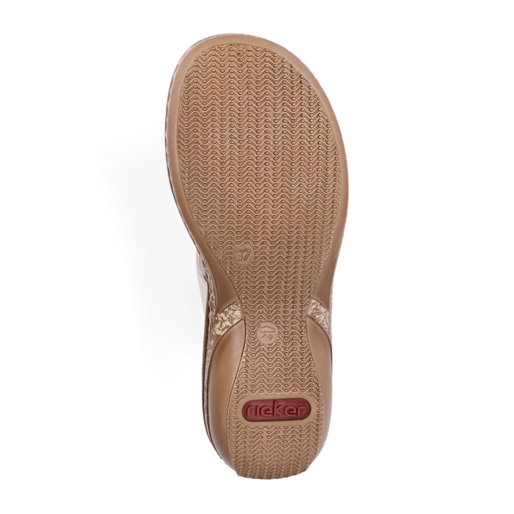 detail Dámské nazouváky RIEKER 62815-62 béžová S5