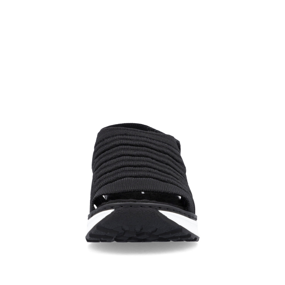 detail Dámské sandály RIEKER 65662-00 černá S5