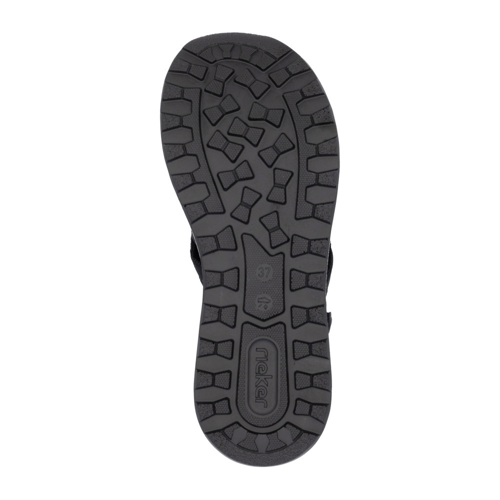 detail Dámské sandály RIEKER 65662-00 černá S5