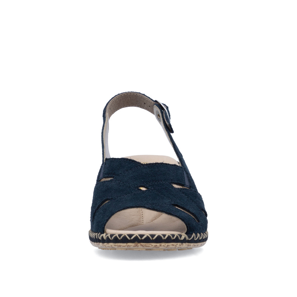 detail Dámské sandály RIEKER 66189-14 modrá S5