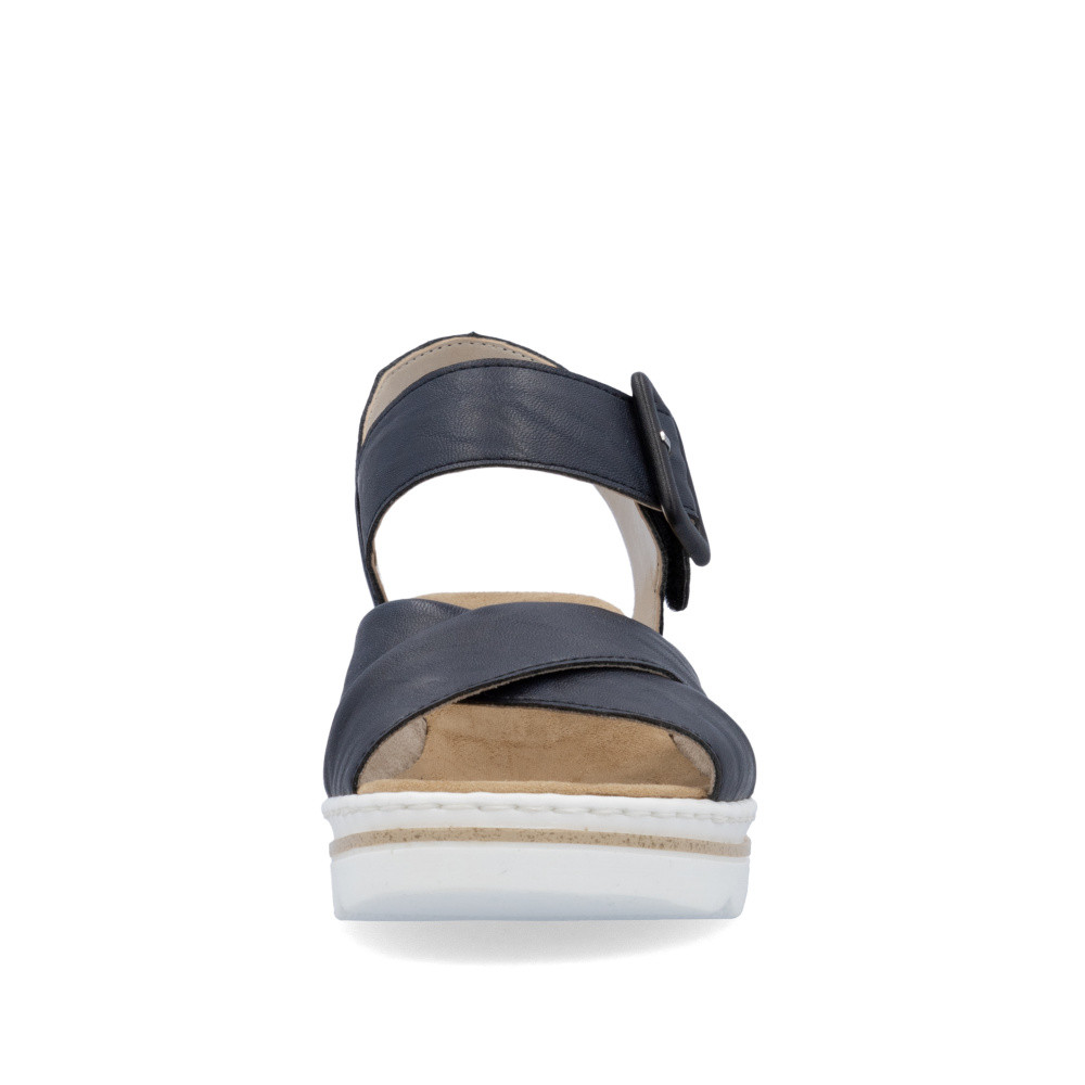 detail Dámské sandály RIEKER 67463-14 modrá S5