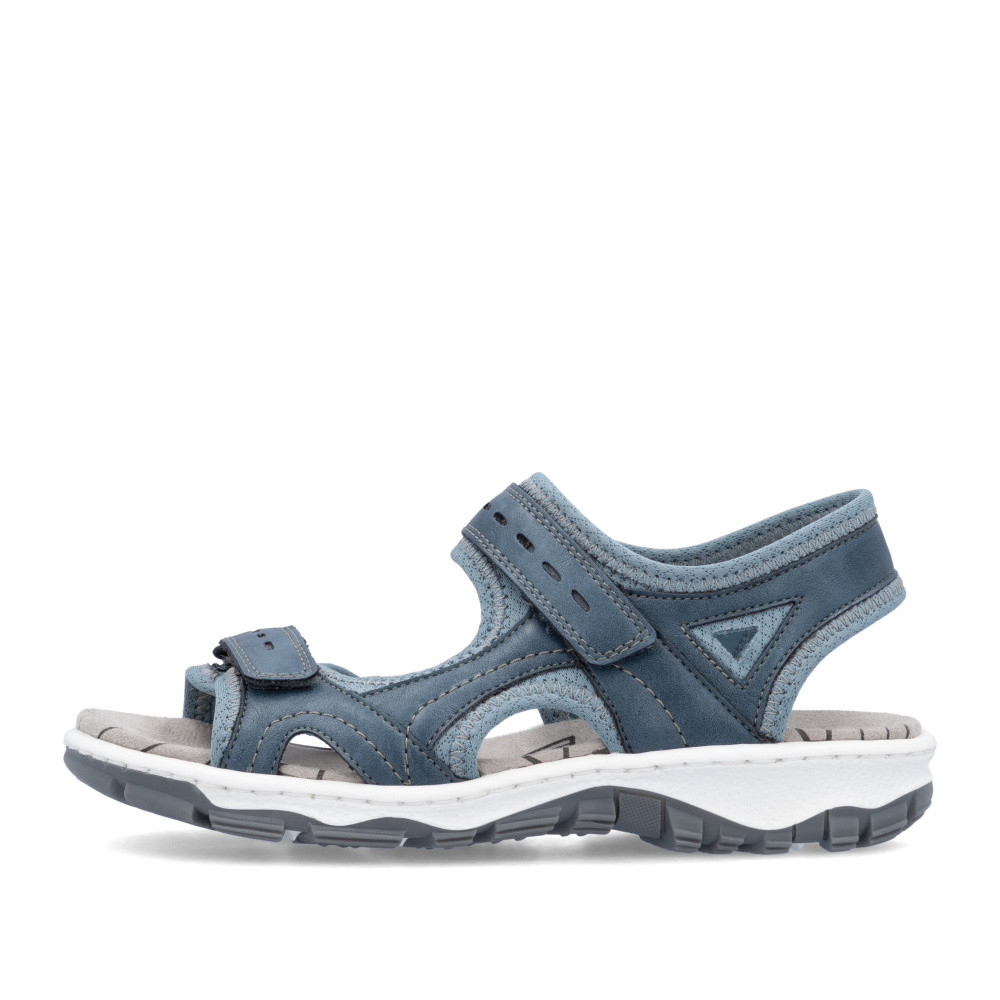 detail Dámské sandály RIEKER 68866-12 modrá S5