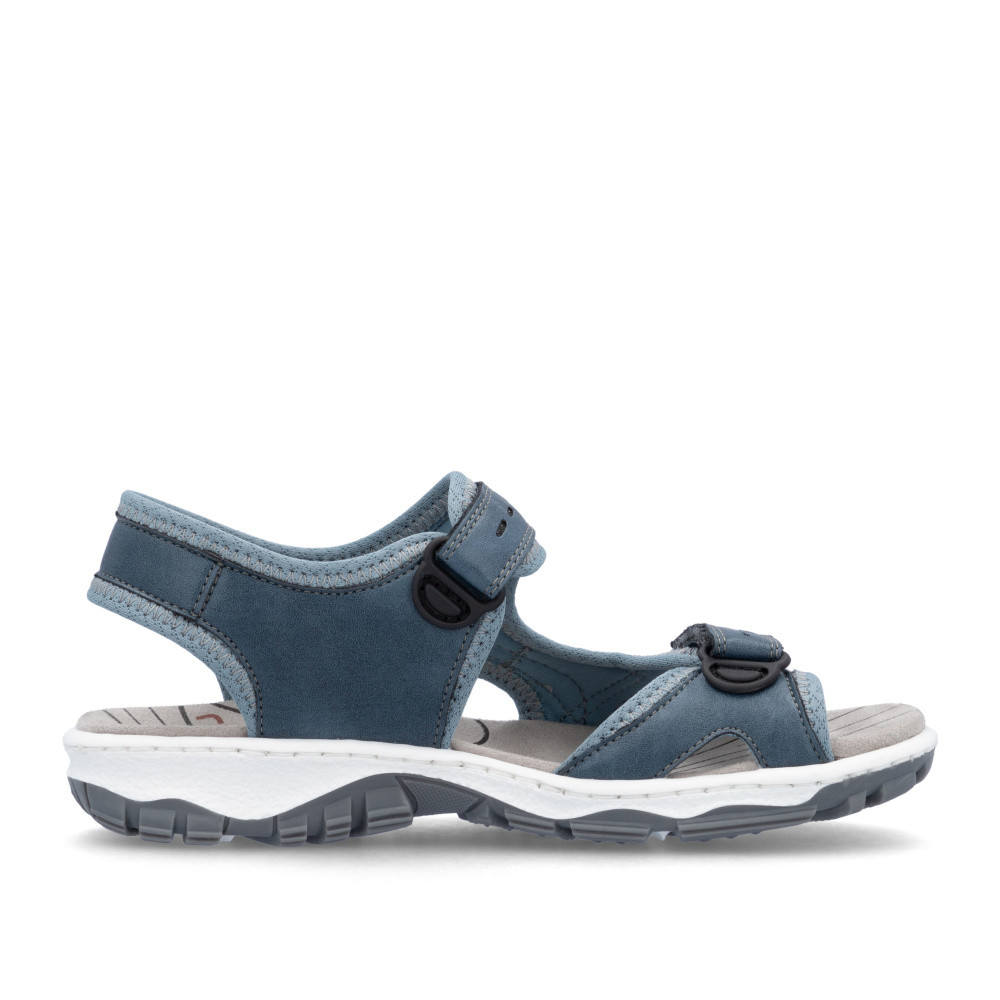 detail Dámské sandály RIEKER 68866-12 modrá S5