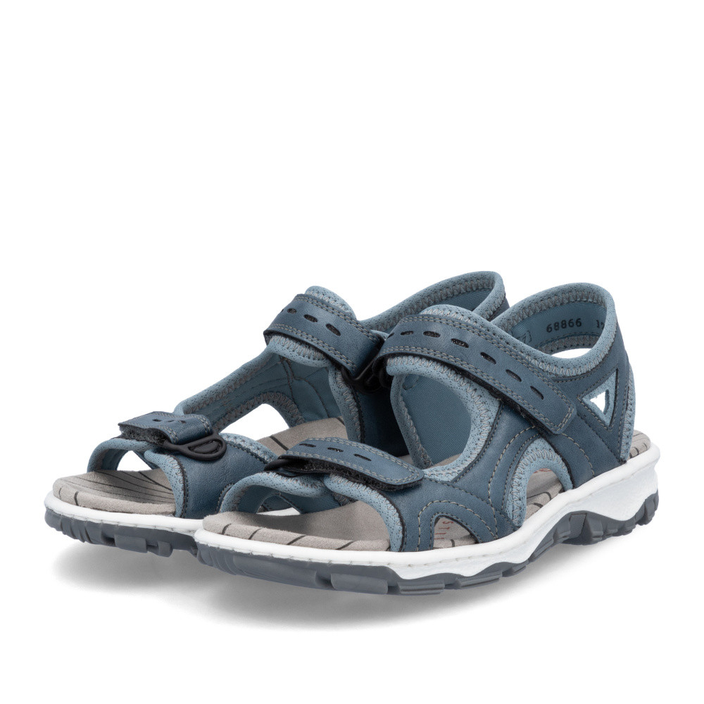 detail Dámské sandály RIEKER 68866-12 modrá S5